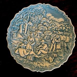 Fenton collection decorative plates